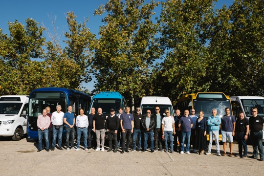 Minibus Euro Test Madrid, Spain 2024