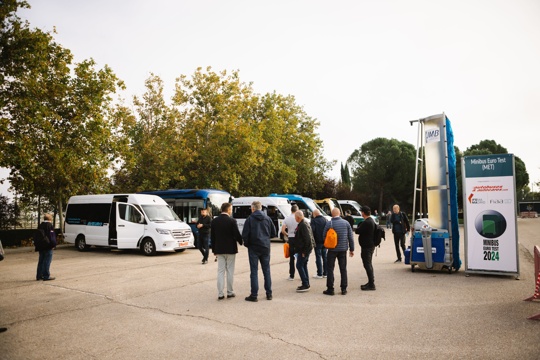 Minibus Euro Test Madrid, Spain 2024