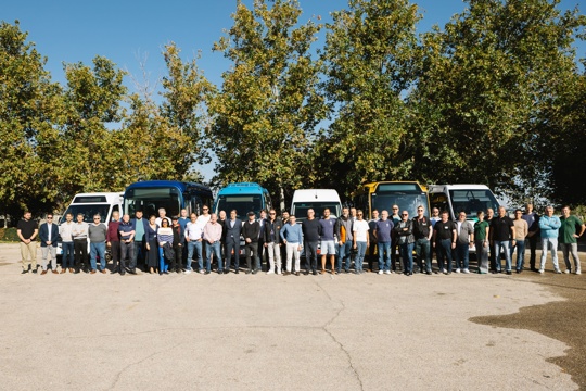 Minibus Euro Test Madrid, Spain 2024